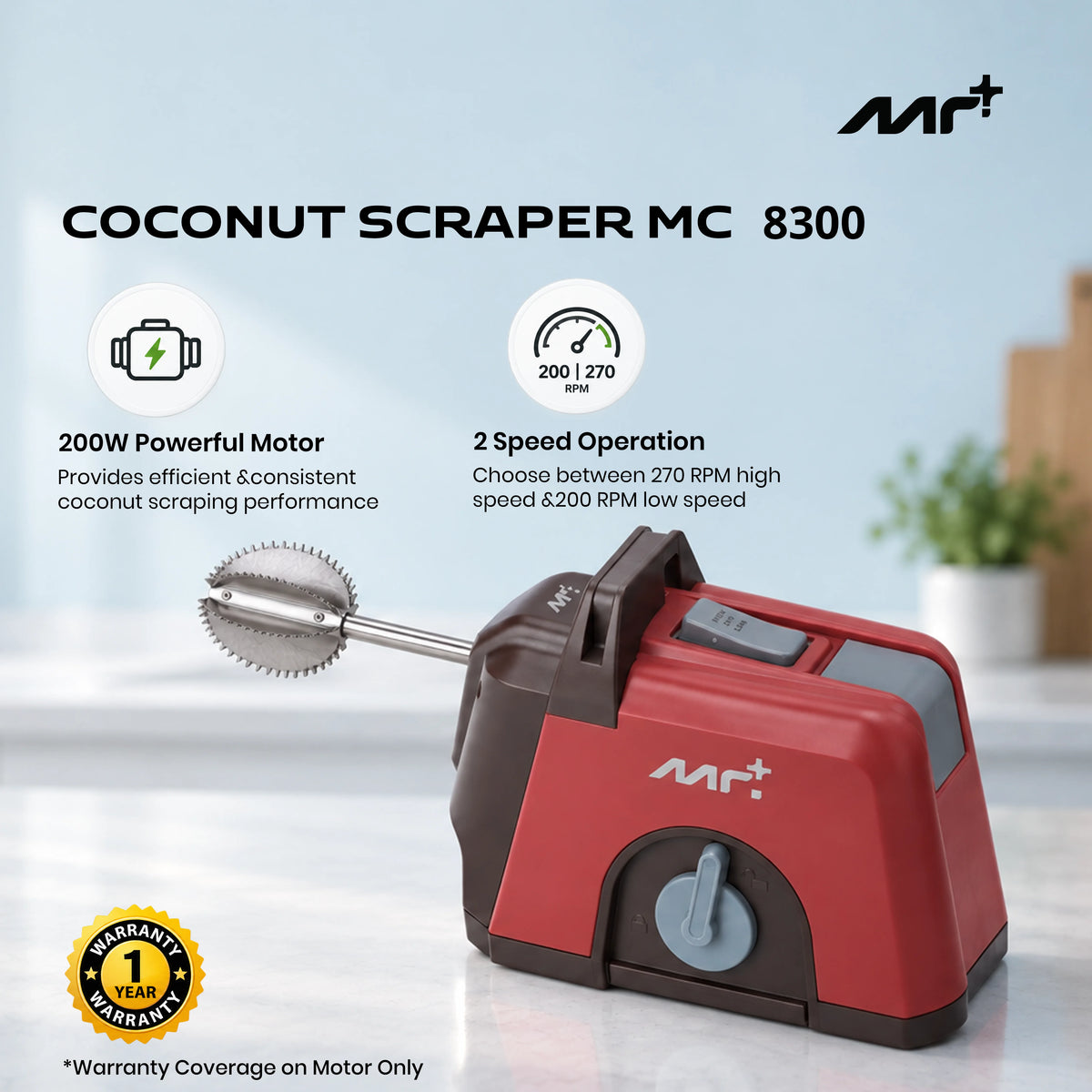 MR PLUS COCONUT SCRAPER MC 8300