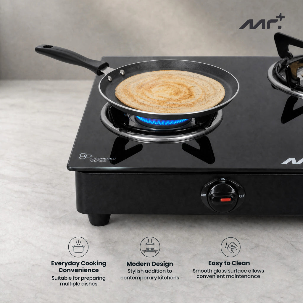 MR PLUS THREE BURNER GAS STOVE MG8703GS