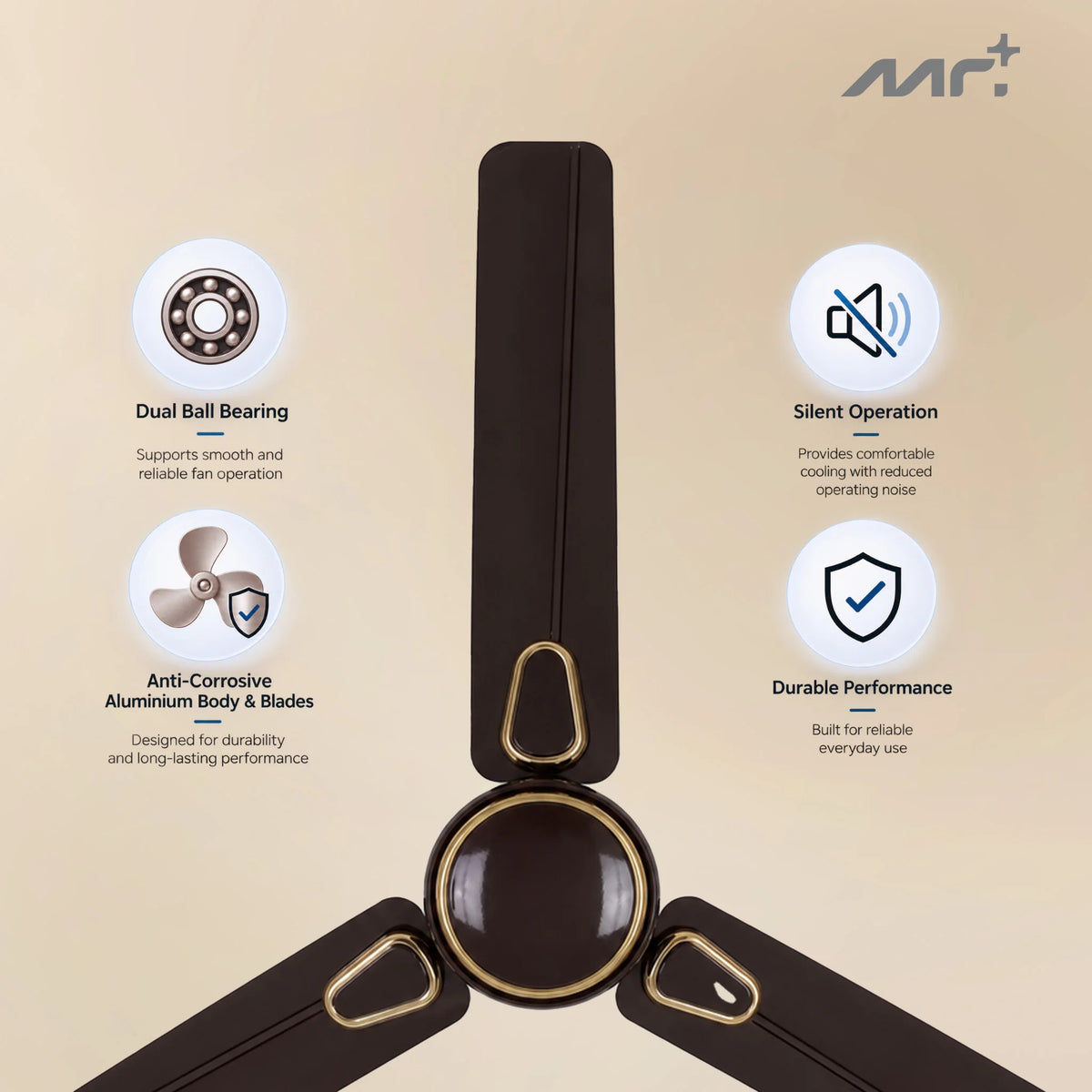 MR PLUS BLDC CEILING FAN MR 3203DB
