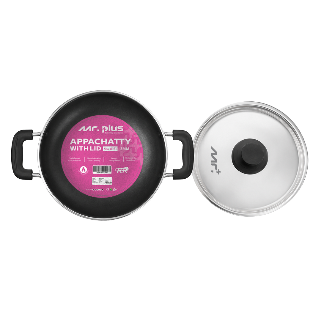 MR PLUS APPACHATTY 3MM WITH S S LID  MC8161 PROMO PACK