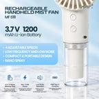 MR PLUS HANDHELD MIST RECHARGEABLE FAN MF.6111