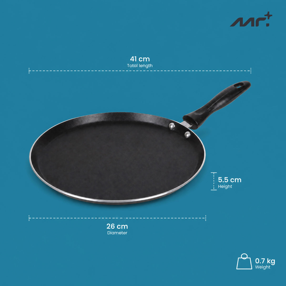 MR PLUS TAWA 26CM IB MC 8220