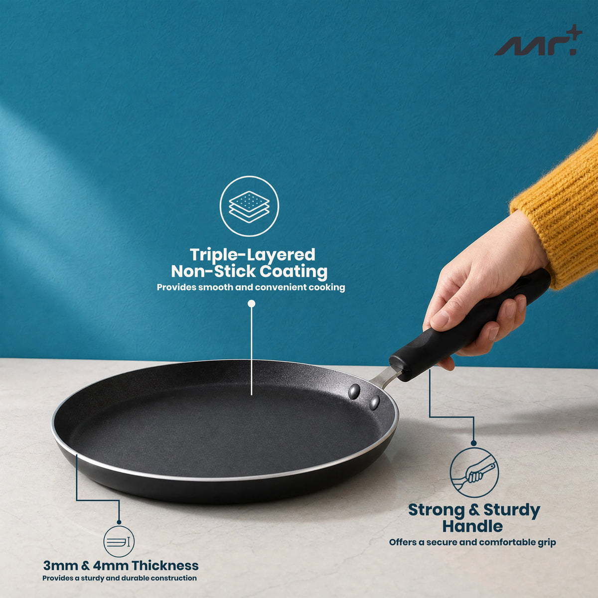 MR PLUS TAWA 26CM IB MC 8220
