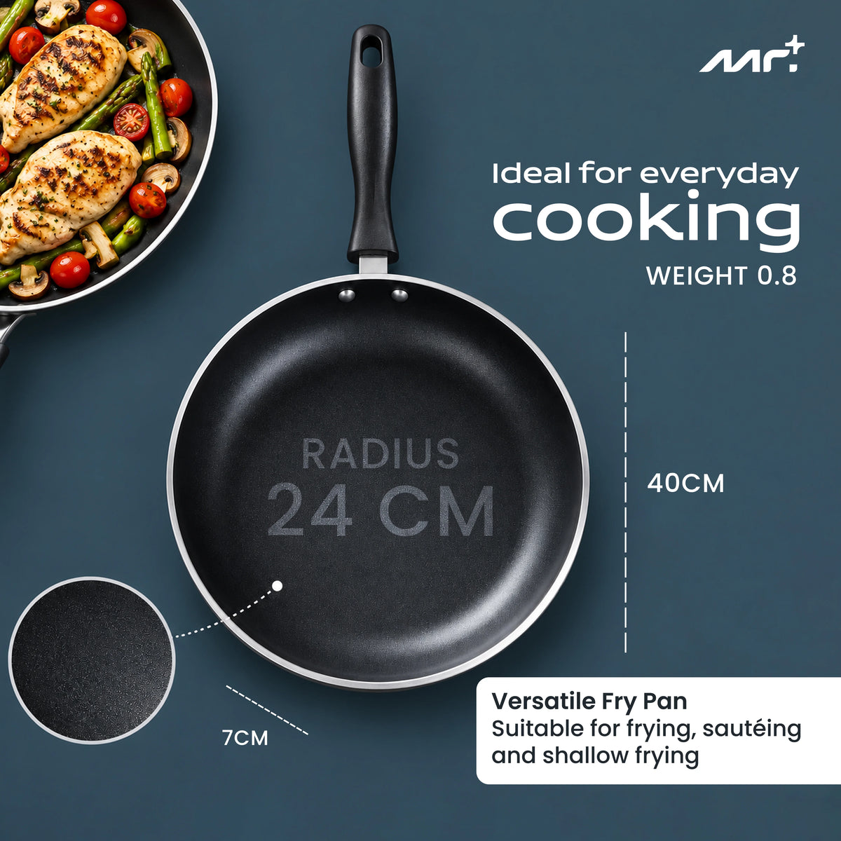 MR PLUS FRYPAN 24 CM IB MC 8601