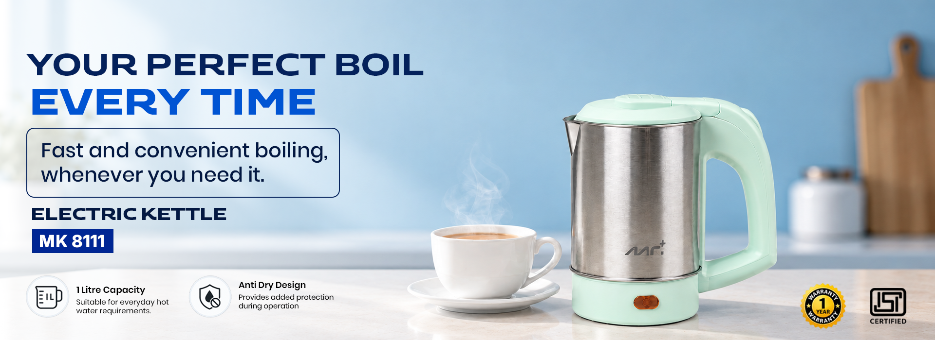 MR.PLUS Electric Kettle MK 8111